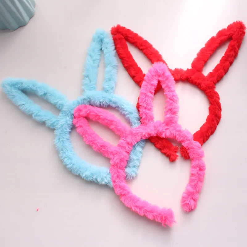 Easter and Thanksgiving 3 Cute Easter Bunny Ears Headband Bunny Cosplay Costume Accessories Easter Party Loves Soft Plush Bunny Ears Headband