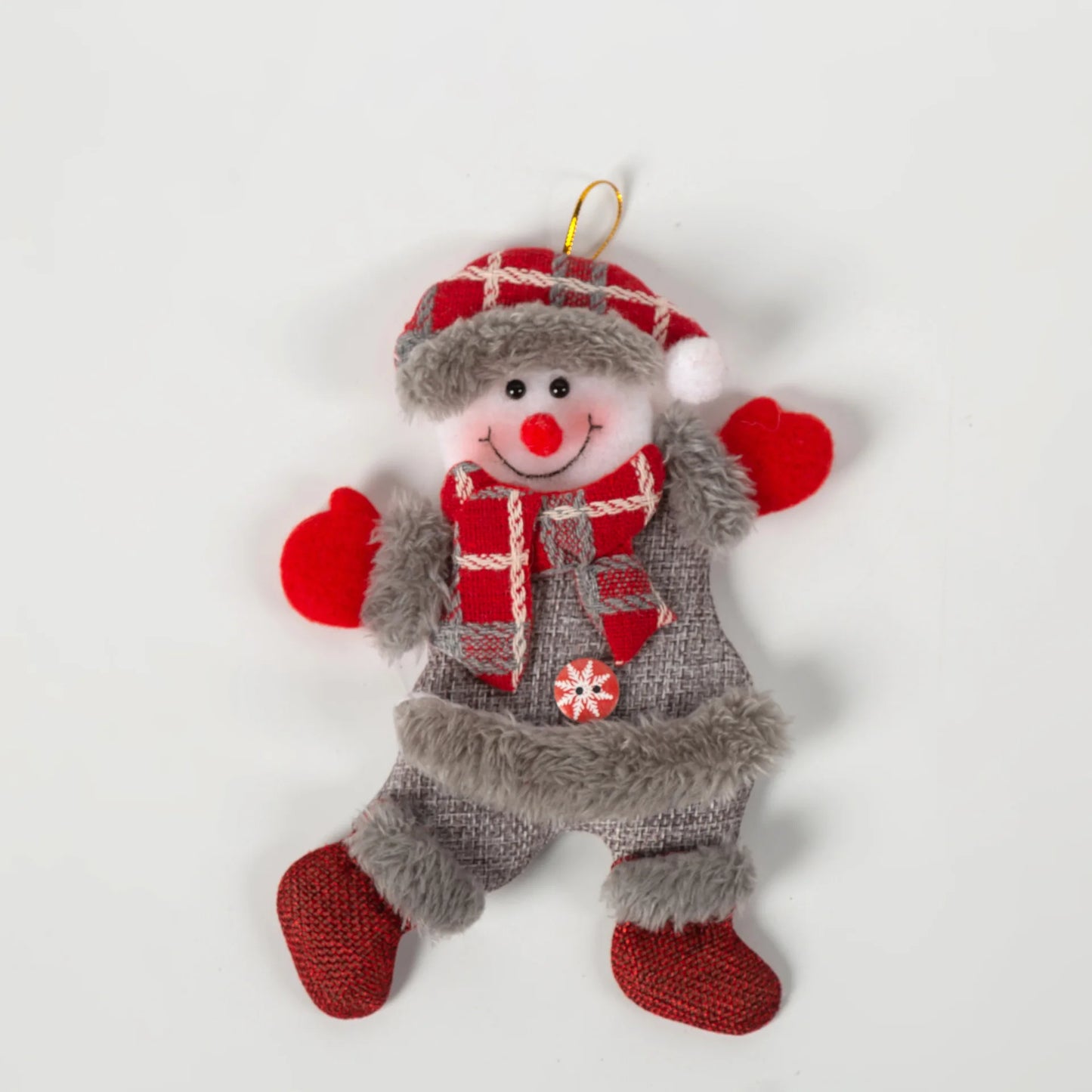 Christmas decoration eight dancing Christmas doll snowman deer bear rag doll Christmas pendant