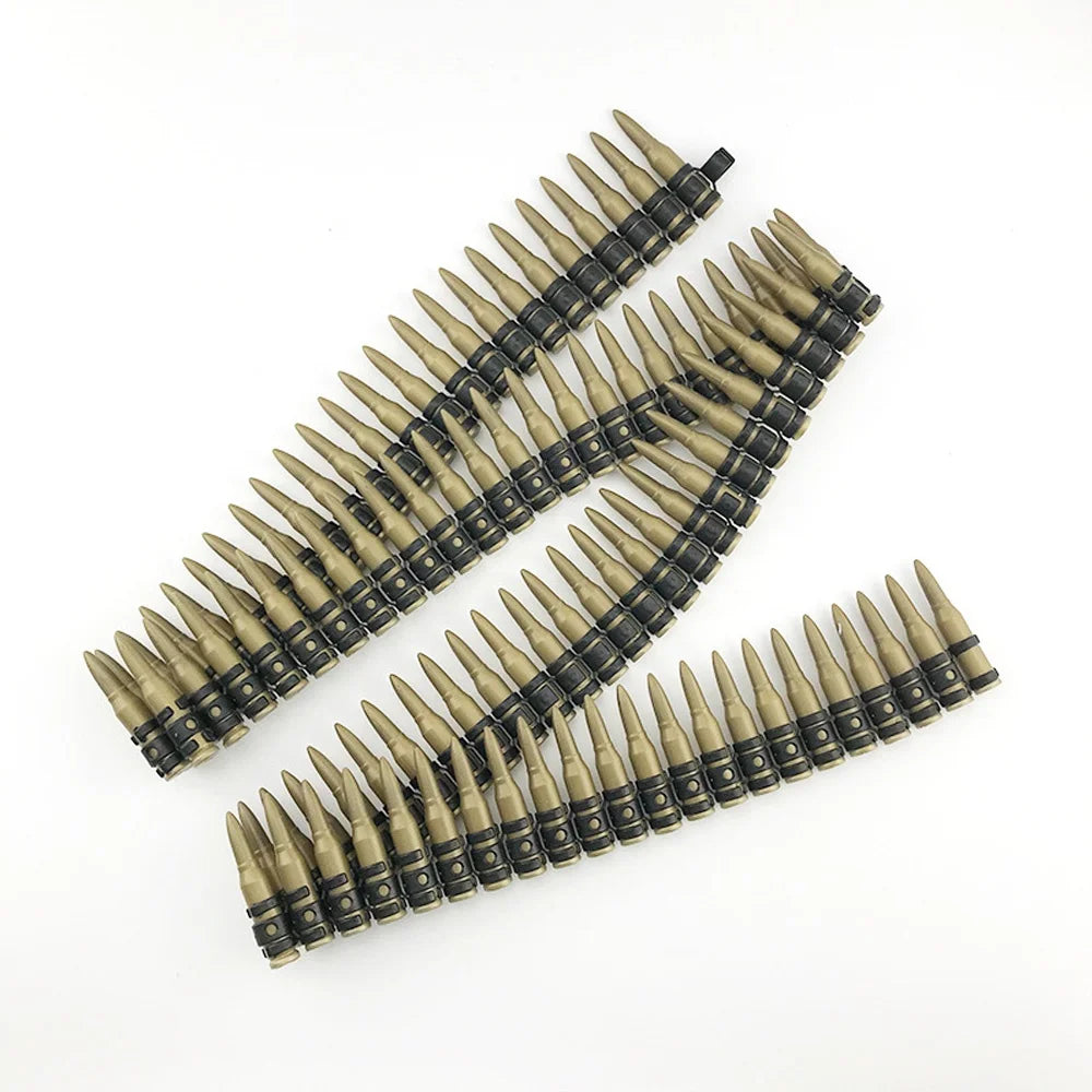 Halloween & Day of the Dead Plastic Toys Fake Bullet Belts Army Soldier Rifle Belts Luxury Bullet Belts Costume Accessories