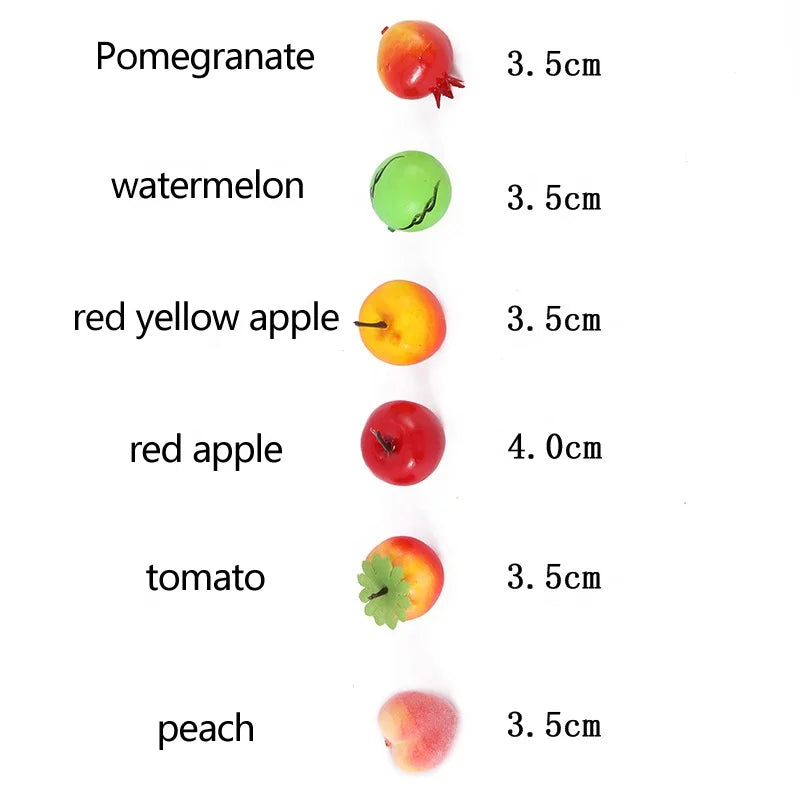 Thanksgiving mini artificial fruit and vegetable teaching photography props artificial mini fruit store decoration