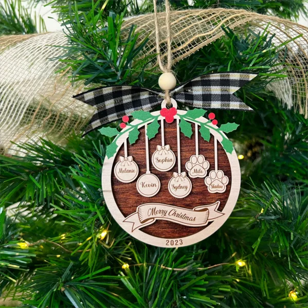 Cool Personalized Home Decorations 2024 Wooden Custom Christmas Decorations Gifts Custom Home Christmas Decorations