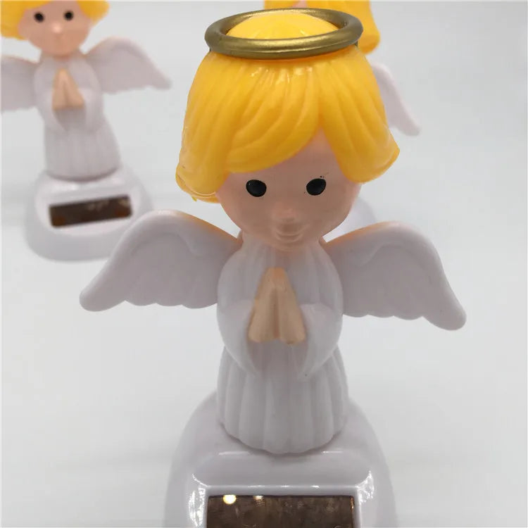 2020 new arrivals creative solar swing doll shaking head Christmas gift car ornament Christmas gift