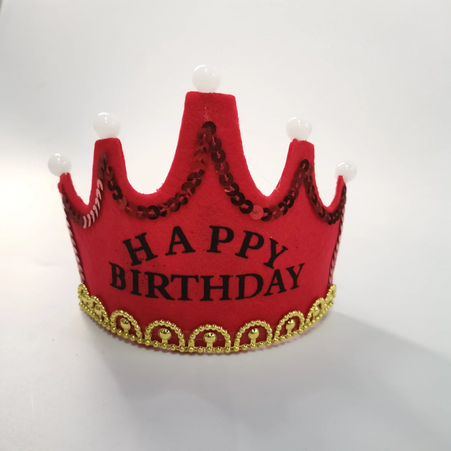 Birthday Party 2 Accessories LED Flash Headwear Headband Kids Princess Crown Headband Clothing LED Happy Birthday Headwear