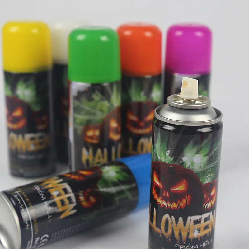 Halloween & Day of the Dead Halloween Party Decorations Colorful Nontoxic Silly Strings Spray Wedding Party Holiday Celebration