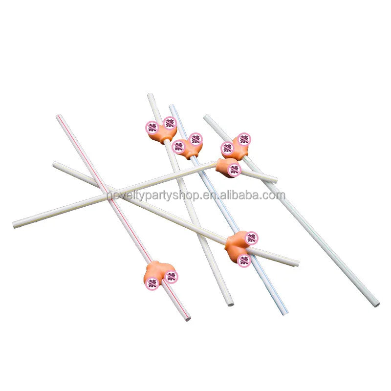 Bachelorette Party 1 Hen Night Party Masquerade Funny Boobs Straw Dicky Willie Drinks Straw