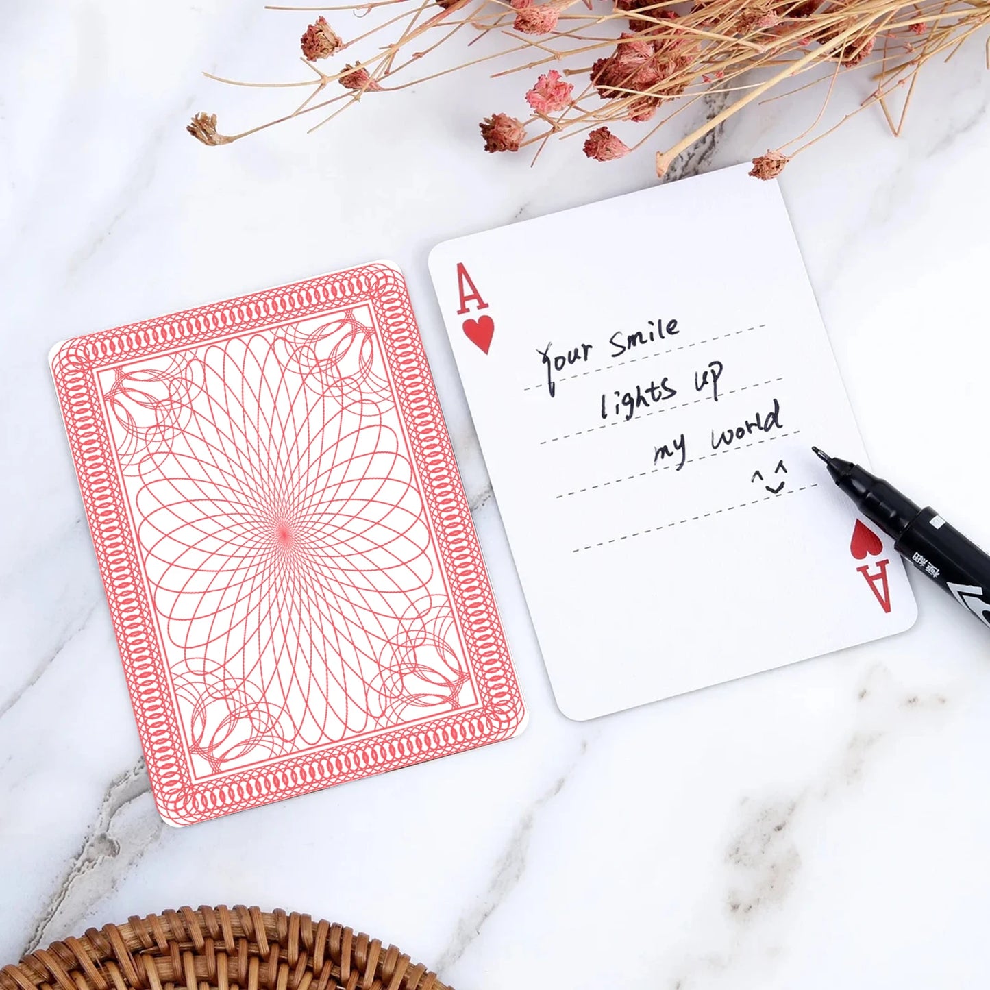 1 Wedding party, custom solitaire wedding preferences bridal gifts simple reception guestbook personalized blank playing cards