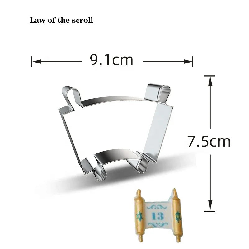 Eight Crazy Nights Cookie Cutter Dreidel Cookie Cutter Shape Fudge Dough Pastry Star Holy Grail Hanukkah Cookie Cutter