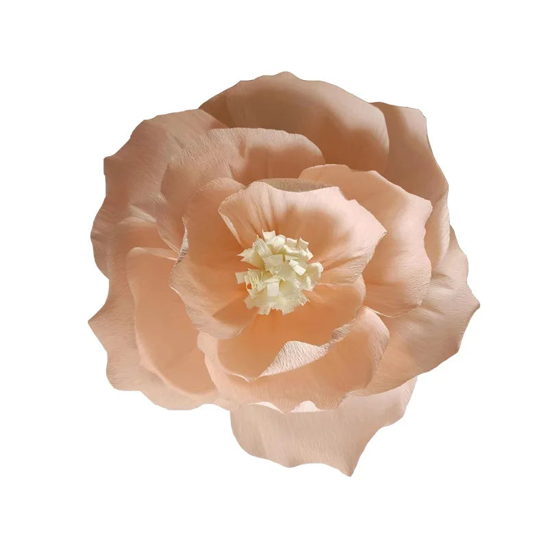 1 Wedding party, party background paper flower decoration supplies large peony leaf tape DIY hanging paper flower ball