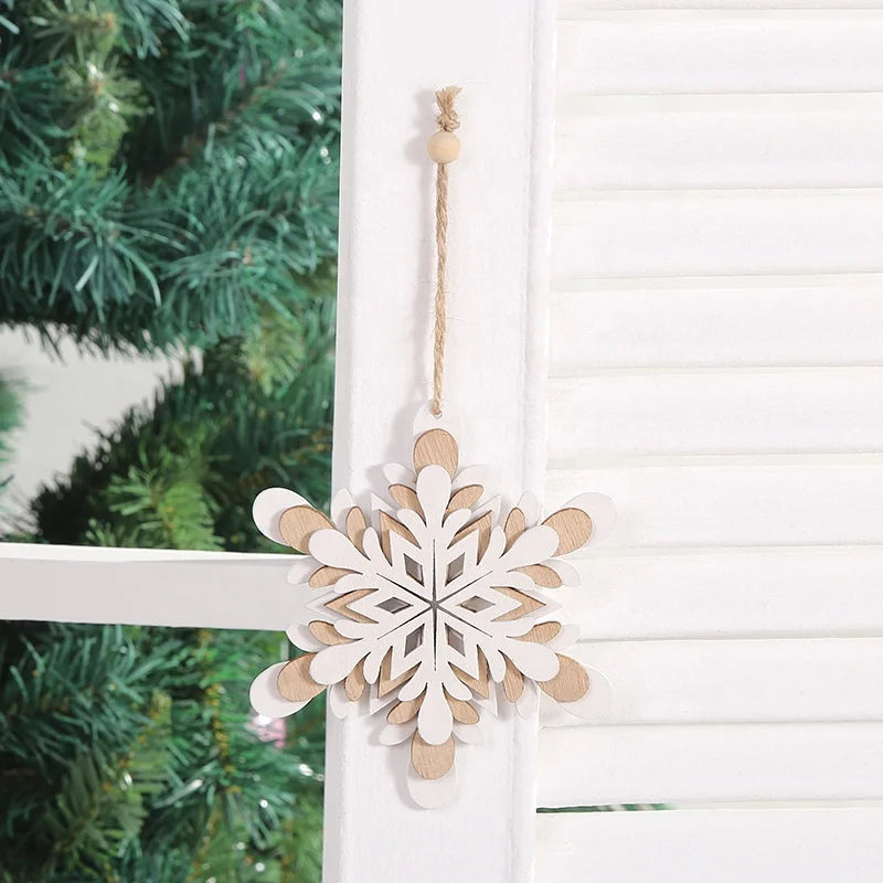 Wooden Crafts, Custom Christmas Wood Decorations Christmas Tree Gifts Wooden Decorations Christmas Souvenirs Decorations Red Wooden Pendants