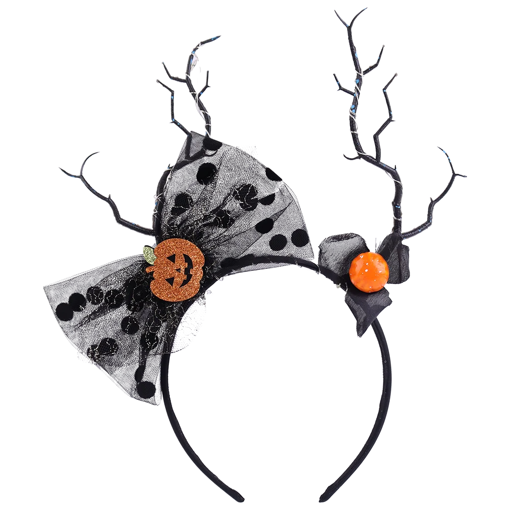 Halloween & Death Day Gothic Skull Hairhoop Halloween Dress up Headband Theme Party Cosplay Hairband