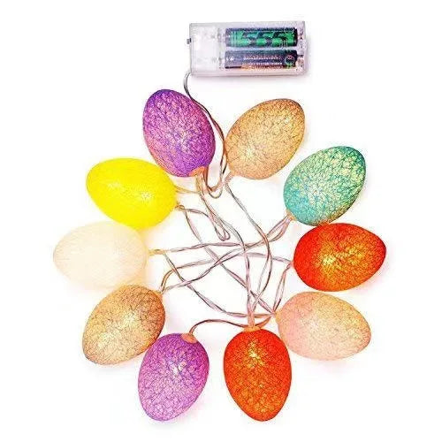 Easter and Thanksgiving 3 Cracked Eggshell Easter Festival Fairy Light with Shell Egg Easter Party Decoration Easter Egg String Lights