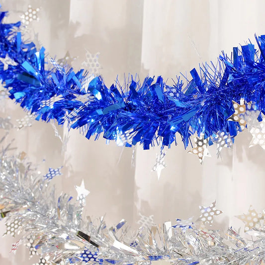 Halloween & Day of the Dead 2025 Atmosphere Foil Halloween Easter Valentine's Day Party Decorations Colored Stripes Party Supplies Colored Wreaths