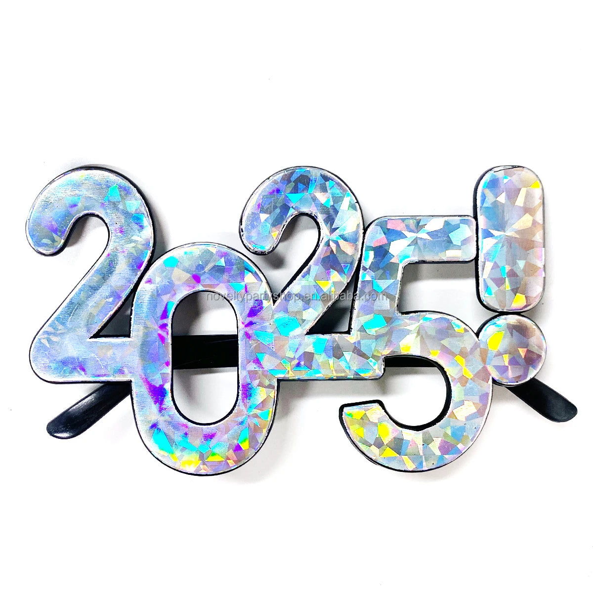 Happy New Year's Eve Glasses Fancy New Year's Party Glasses flash, and the delivery will automatically adjust the latest number of years.